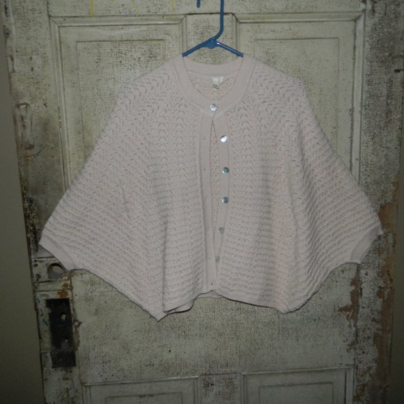 Moth Sweaters - Anthropologie Moth Cape Shrug Sweater Size Large (JJ-35)